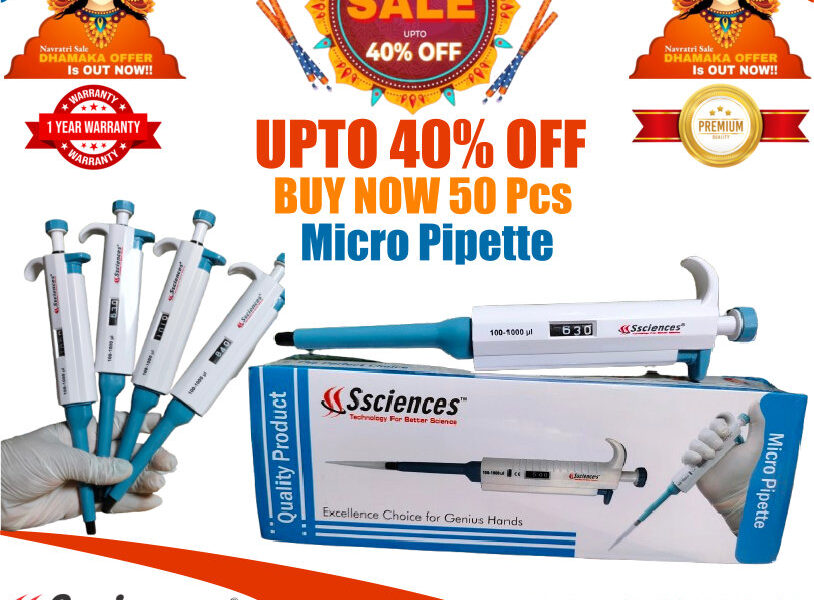 Navratri Sale! UP TO 40% OFF BUY NOW 50PCS MICROPIPETTE